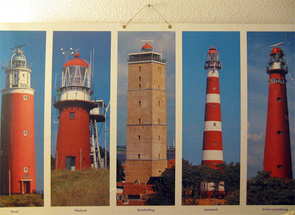 Vuurtorens Waddeneilanden